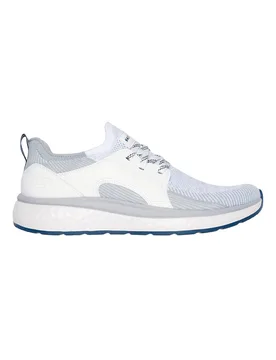 Sneakers bianche e grigie in mesh Lancer Dalton 41 - Skechers - FashionsVida