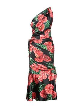 DOLCE&GABBANA Maxi-Kleid Damen Schwarz 30 Damen