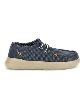 Mocassini blu con lacci U.s. golf club S2694US4636 41
