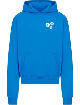 Mister Sweat à Capuche Bold Flowers Cobalt Blue 3XL