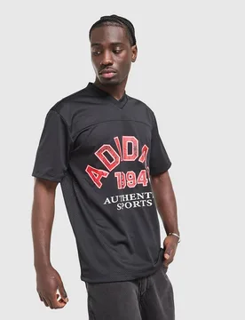 Mens Maglia Jersey Mesh Varsity - Nero, nero nero Uomo taglia XL - Adidas - FashionsVida