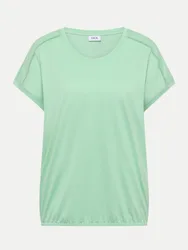 T-Shirt mit Spitzendetails Grün XL