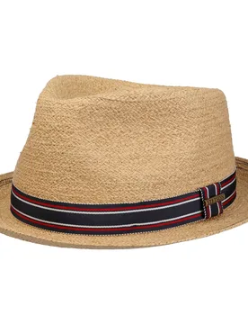 Brandsfield Player Raffia Hat by - nature - Female - Size: XXL (62-63 cm) - Stetson - FashionsVida