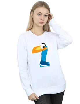 Women's Alphabet Z Is For Zazu Sweatshirt in White Size: Large - White - Size: L - Disney - FashionsVida