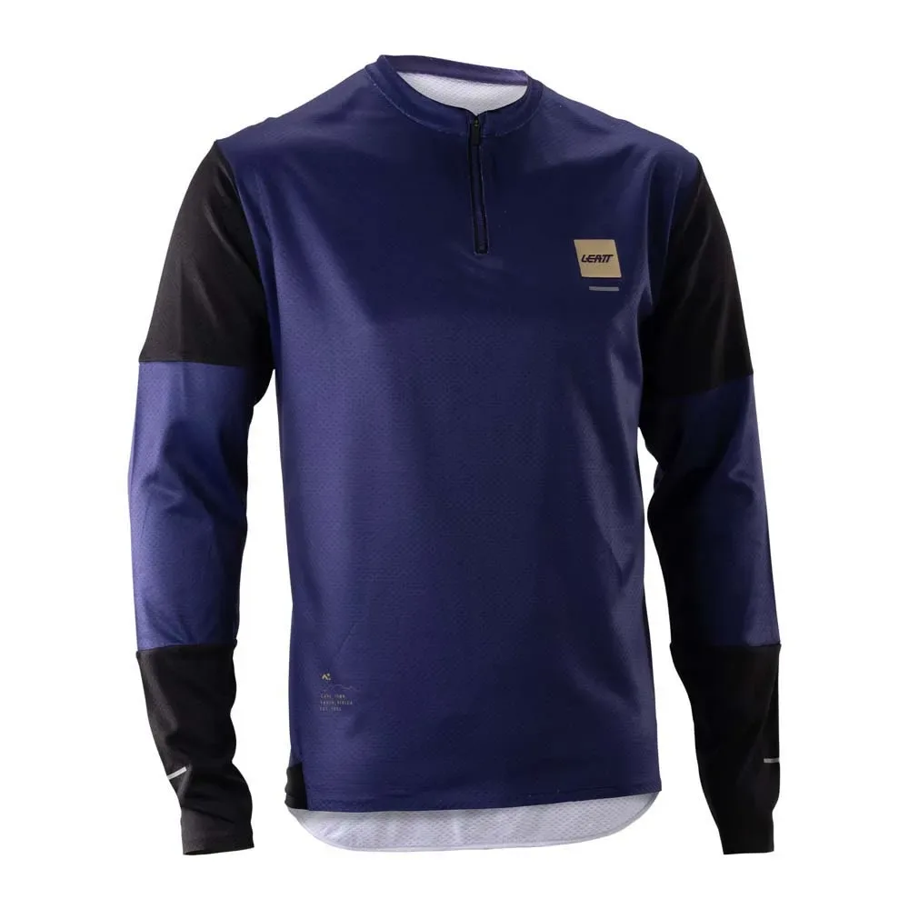 Maglia A Maniche Lunghe Endurance 3.0 Galaxy Blue - Leatt - FashionsVida