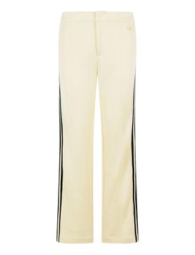 Pantaloni in misto cotone avorio