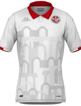 T-shirt à Manches Courtes 2023-tunisia White / Red 3XL - Kappa - FashionsVida