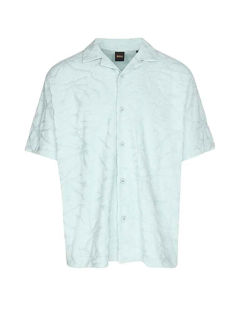 Boss Camisa WE_FLOWER verde S - BOSS - FashionsVida