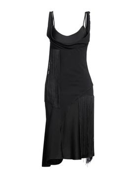 Vestido midi Mujer Negro 34,36,40 Mujer