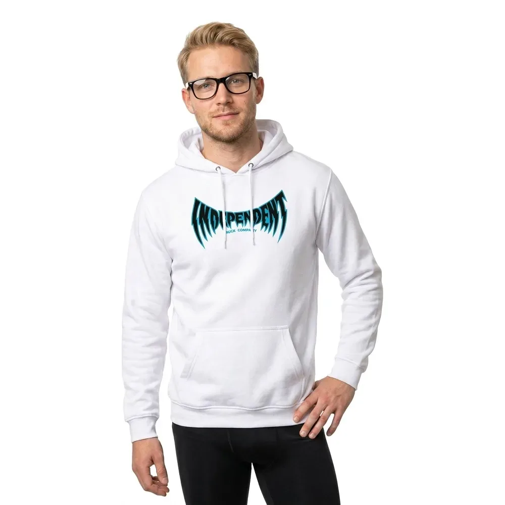 Sweat à Capuche Voltage Span White M - Independent - FashionsVida
