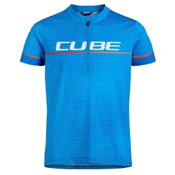 Maglia A Maniche Corte Road/xc White / Blue / Red
