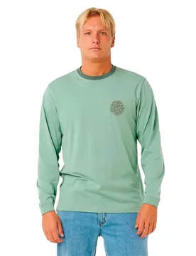 T-shirt à Manches Longues Wetsuit Icon Aloe S - Rip curl - FashionsVida