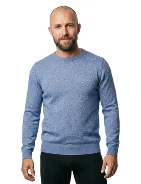 Maglione 26an22 Classic Blue Melange 2XL
