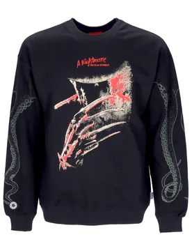 Felpa Girocollo Uomo Nightmare Freddy's Sc Crewneck Horror Pack Black - Octopus - FashionsVida