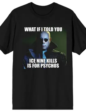 T-Shirt - Matrix Meme - L bis 5XL - für Männer - Größe XXL - schwarz - Lizenziertes Merchandise! - Männer - male - Ice Nine Kills - FashionsVida