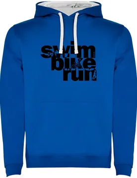 Sweat à Capuche Word Triathlon Two-colour