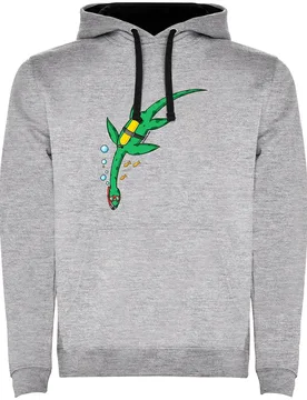 Felpa Con Cappuccio Dino Dive - Kruskis - FashionsVida