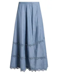 Midi-Rock Damen Taubenblau 38 Damen