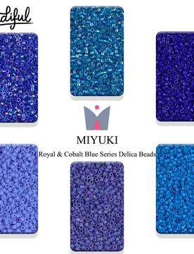 BEADIFUL 10g/2000pcs MIYUKI DELICA BEADS 11/0 - Royal Cobalt Blue Series Japan Glass Seed Beads for DIY Jewelry Crafting - Aliexpress - FashionsVida