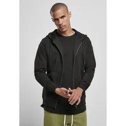 Felpa Basic Terry Zip bleu foncé S