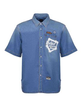Evisu Camicia in denim