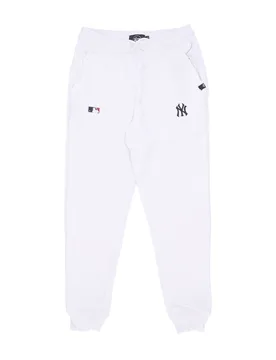 Pantalone Tuta Felpato Uomo Mlb Base Runner Emb Burnside Pant Neyyan White Wash - 47 BRAND - FashionsVida