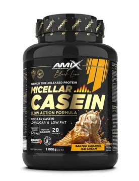 Protéine Black Micellar 1kg Casein Caramel Salé