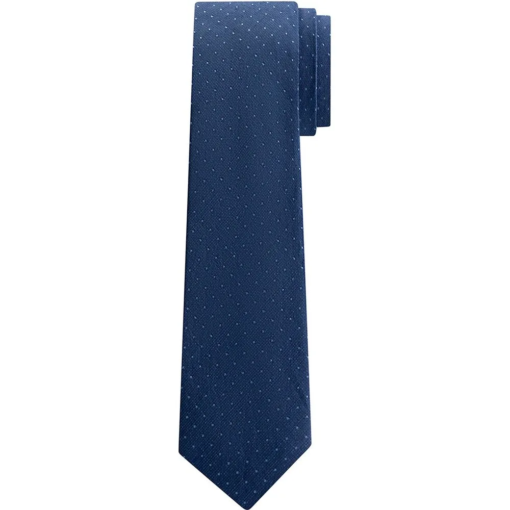Corbata de hombre de seda con microestampado de puntos - Calvin Klein - FashionsVida