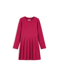 Abito da bambina rosso scuro 140