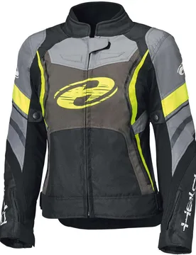 Giacca Moto Donna Baxley Top Nero Giallo Fluo Grigio taglia M - Held - FashionsVida