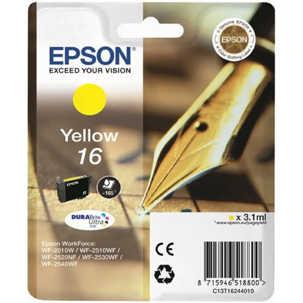 Cartucho original 16 Amarillo (C13T16244010) - Epson - FashionsVida