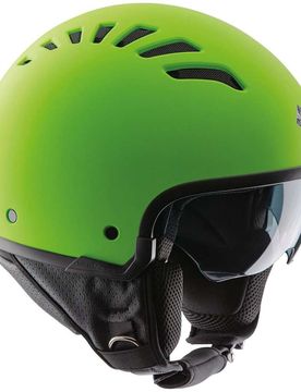 Casco MOto Demi-Jet EL'FRESH 1150 Verde Opaco taglia XL