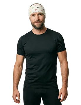 Wide Graphic Printed Headband White / Black / Black One Size Men,Women - Nike Accessories - FashionsVida