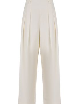 Loose Trousers with Pleats