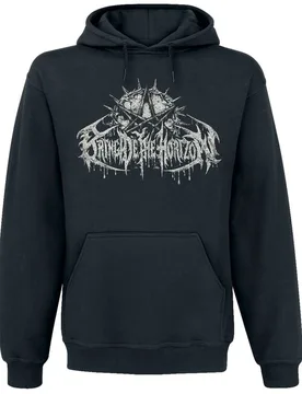Kapuzenpullover - Concrete Logo - S bis 5XL - für Männer - Größe 5XL - schwarz - EMP exklusives Merchandise! - Männer - male - Bring Me The Horizon - FashionsVida