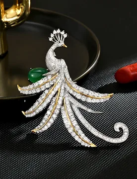 Heavy Industry Queen Phoenix Brooch,Luxury Animal Bird Corsage for Evening Dress, New Fall Arrival - Aliexpress - FashionsVida