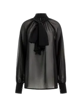 XL LS AUDRINE BOW BLOUSE female