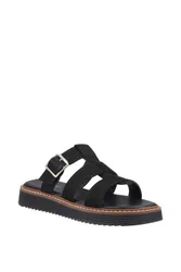 Celeste Slide Sandal - Black - Size: 5
