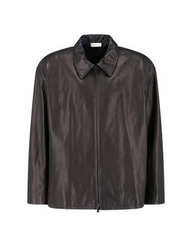 Calf Leather Puffer Jacket