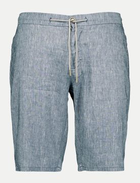 Chinoshorts aus Leinenmischung Blau XL