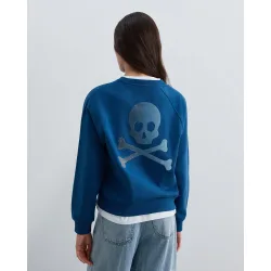 Sudadera de mujer regular fit con cuello redondo