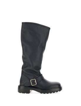 Stivali in pelle NERO 40