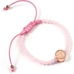 Pulsera Glinda rosa cuarzo Wicked