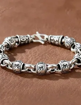 Silver color National Style Fashion Bracelet Literary Retro Chain Auspicious Cloud Bracelets Accessories Jewelry - Aliexpress - FashionsVida