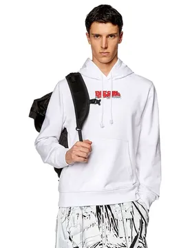 Sweat à Capuche Ginn K37 Bright White S Homme