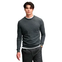 Pull Essential Lightweigt Wool Blend Jumper Iron Grey Marl S