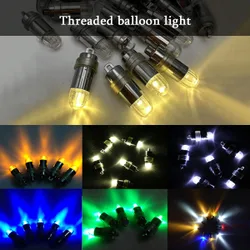Luces de globo tipo tornillo LED, bombillas decorativas con forma de bala iluminadas para linternas de papel, iluminación impermeable para fiestas pa