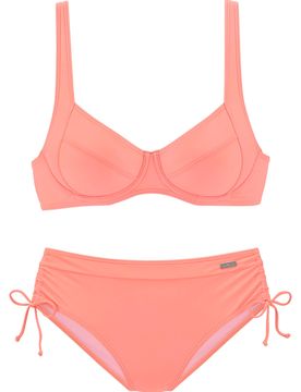 LASCANA Bikini rojo anaranjado