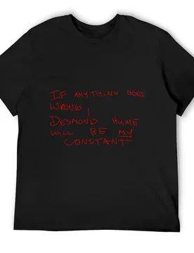Desmond Hume Constant (Faraday's notebook) - Lost \t T-Shirt summer top plain blanks quick-drying tee shirts for men - Aliexpress - FashionsVida