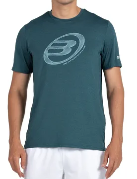 Lande Short Sleeve T-shirt Dark Green Vigore S - Bullpadel - FashionsVida